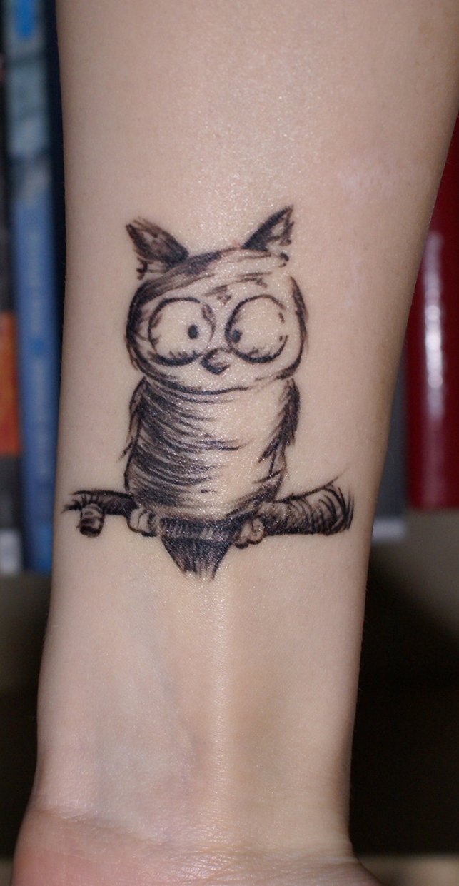 owl_tattoo_by_andrea_elisabeth Owl Tattoo Design
