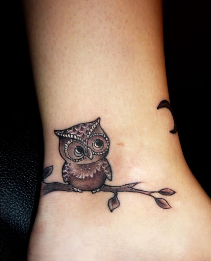 tiny_wisdom_by_pootpuzo-d3ffd4x Owl Tattoo Design