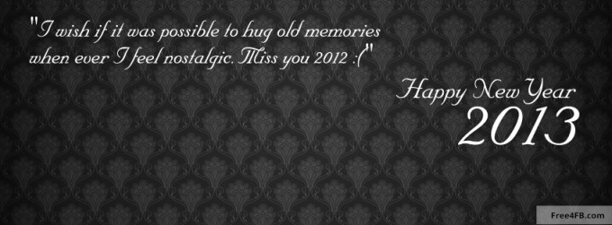 Happy New Year 2013 Facebook Cover Happy New Year 2013 Facebook Cover