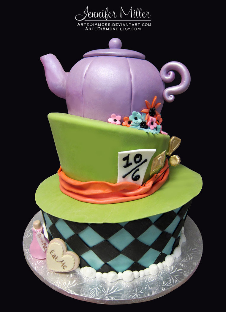 Aliceinwonderlandcakebyartediamore D4eixg7 Entertainmentmesh 2605