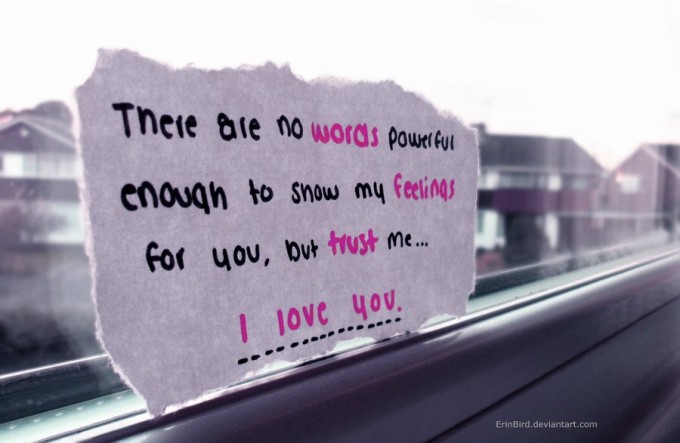 Trust me, I love you