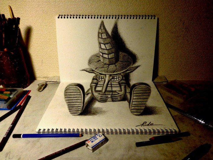 3D Drawing - Wanderer