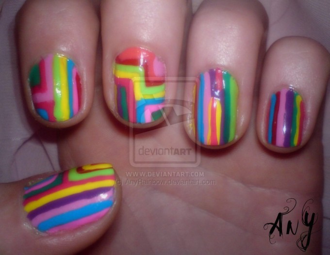 Colorful Nail Design Colorful Nail Design