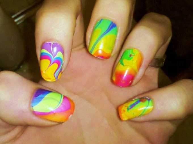 Rainbow Water Marble Rainbow Water Marble