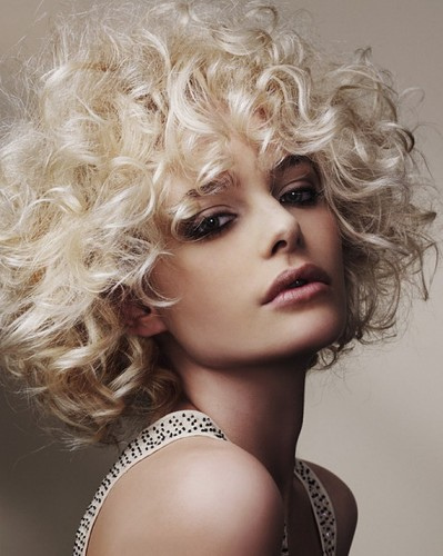 Curly Medium Hairstyle
