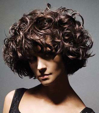Curly Stylish Haircut