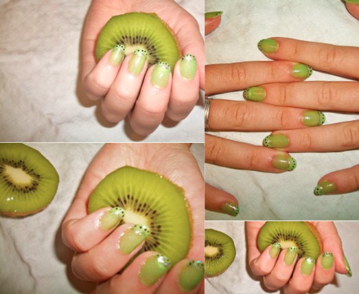 kiwi fruity nails designs