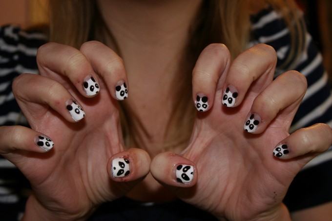 Panda Nails