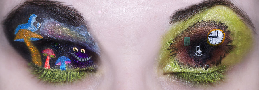 Alice In Wonderland Inspired Eye Makeup
