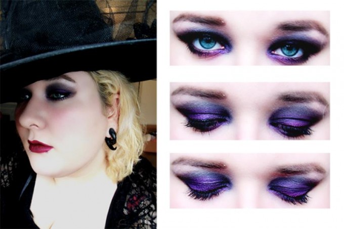 halloween witch makeup look