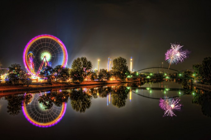 Volksfest HDR Fireworks Manip