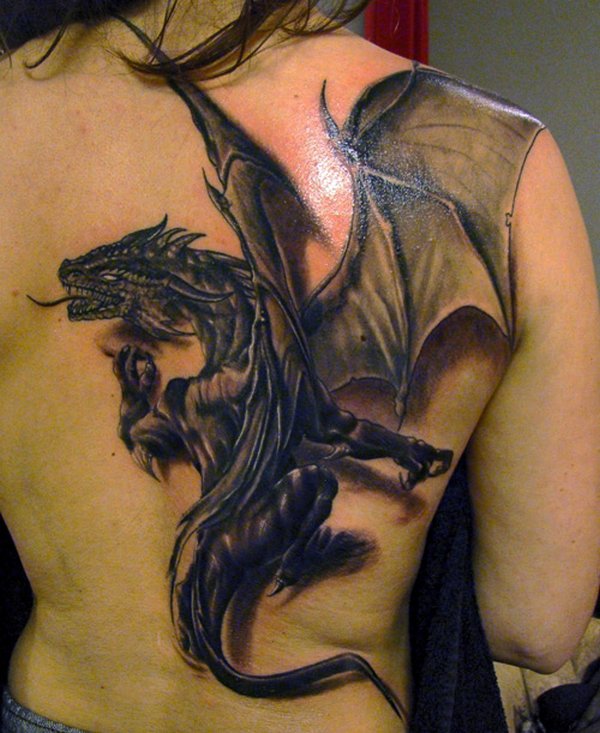 3D Dragon Tattoo