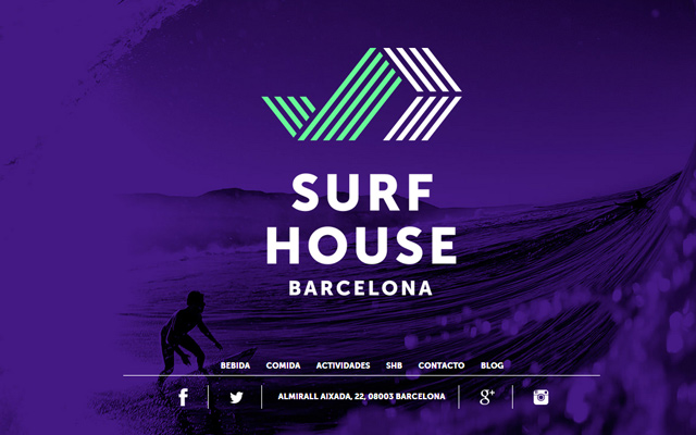 Purple Color Website Design