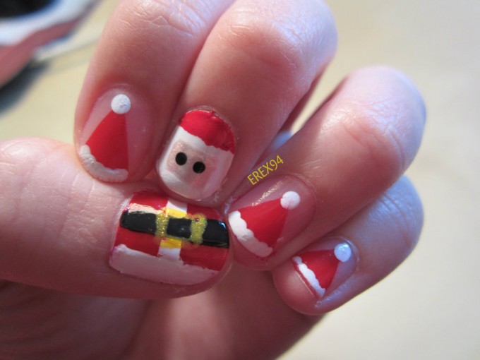 Santa Clause Nails