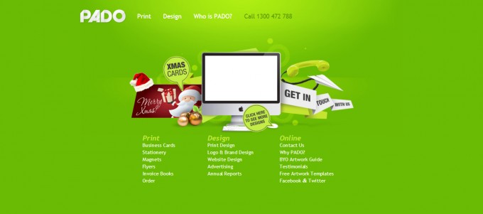 Green Website Design - Pado