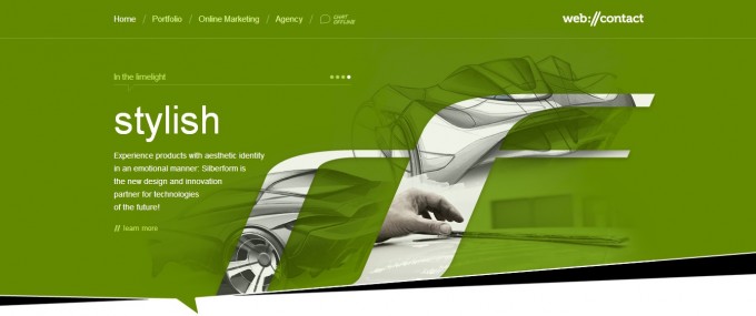 Green Website Design - Web Contact