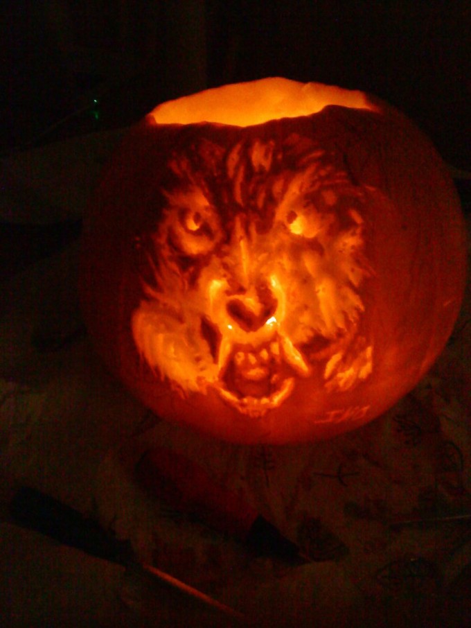 Spooky Pumpkin Carving Idea