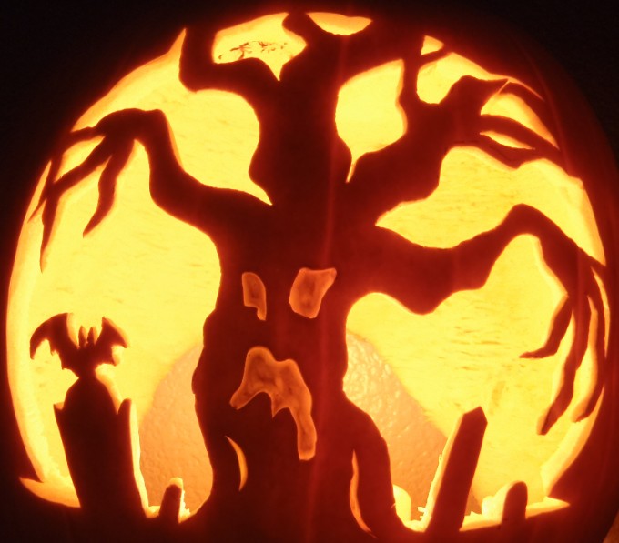 Spooky Pumpkin Carving Idea