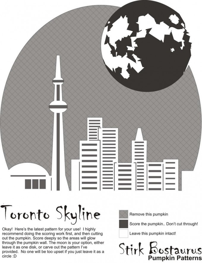 free pumpkin carving pattern-stencil