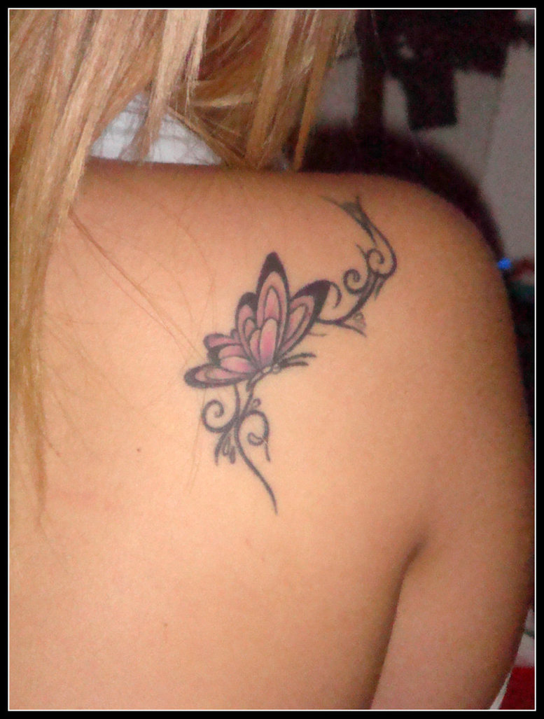 20+ Cute Butterfly Tattoos On Back For Women – EntertainmentMesh
