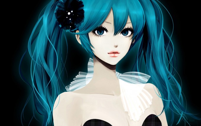 anime miku hatsune wallpaper 1920x1200