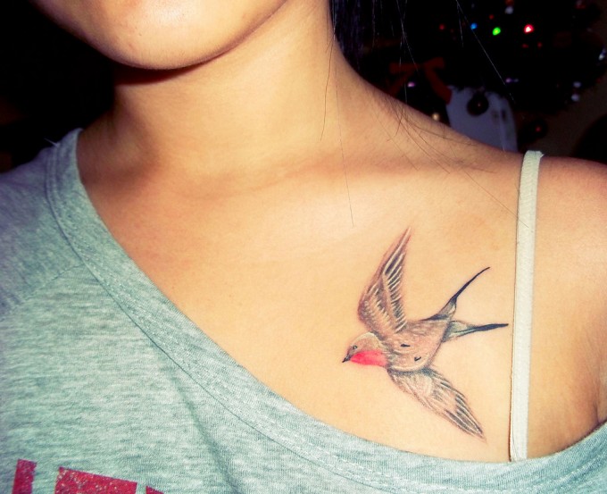 small bird tattoo
