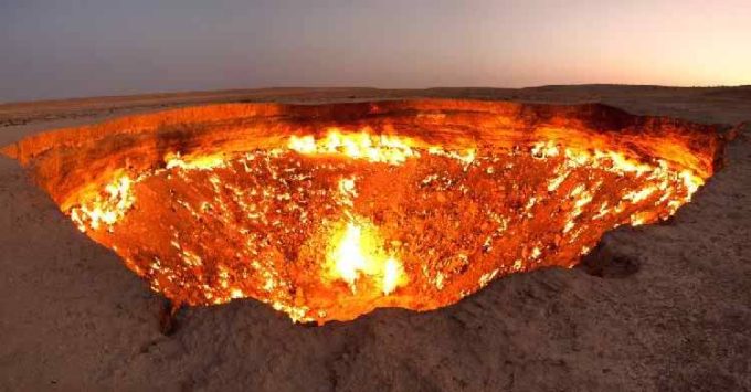 Doorway to Hell in Turkmenistan