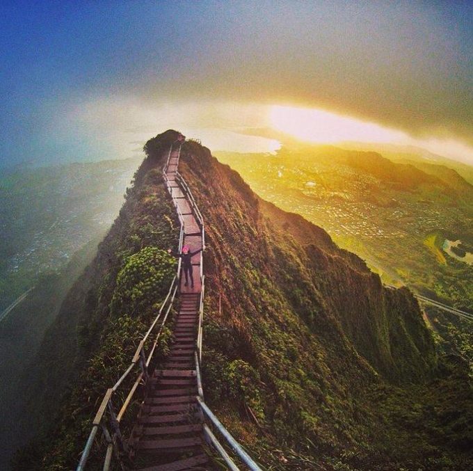 Haiku Stairs in Hawaii