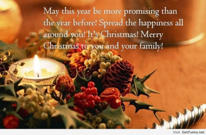 Merry Christmas message photo