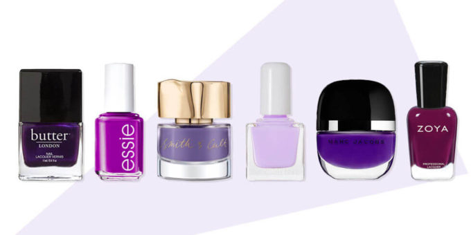 decide-the-color purple nail polish