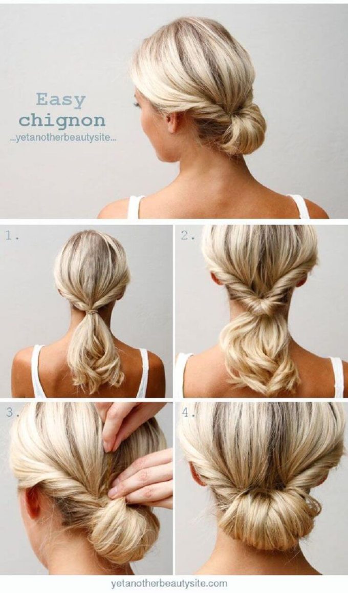 easy chignon
