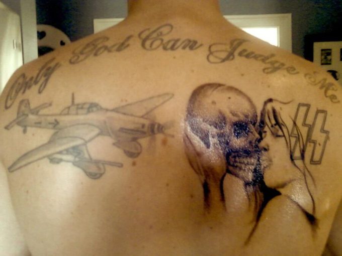 Only God Can Judge Me tattoo