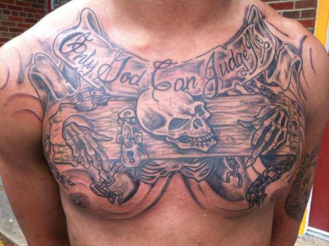 Only God Can Judge Me tattoo