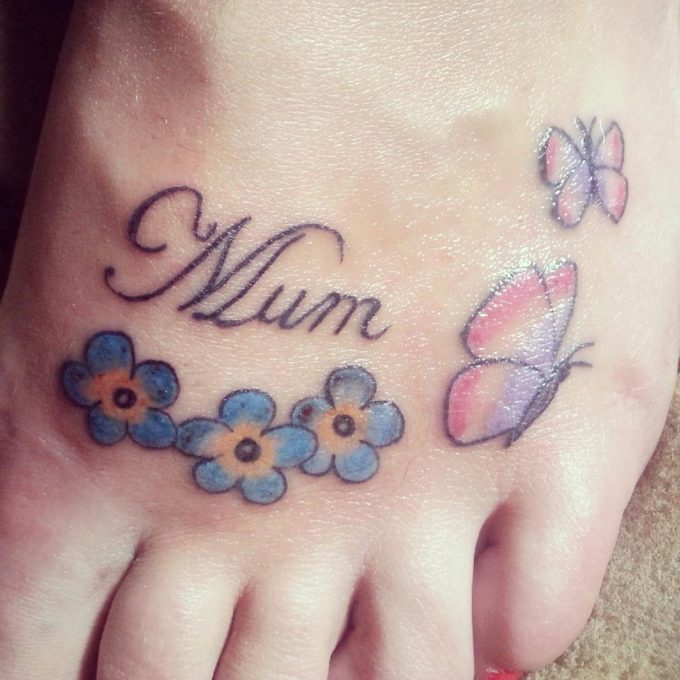 I can never forget you mum tattoo