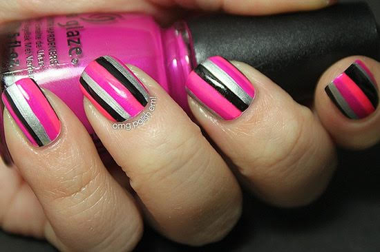 8. "Neon Striped Nail Art for Summer" - wide 4