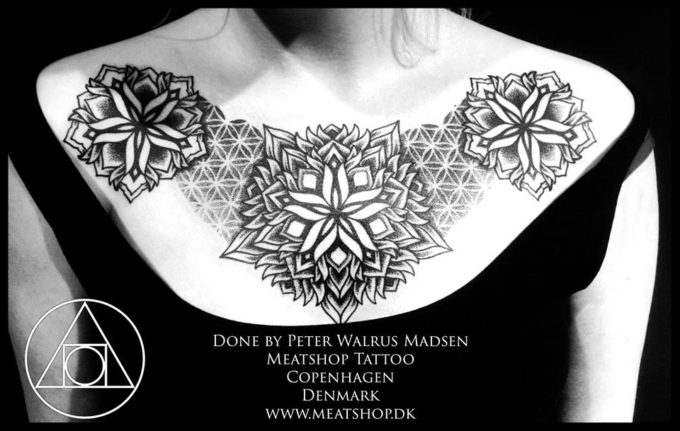 mandala flower of life tattoo