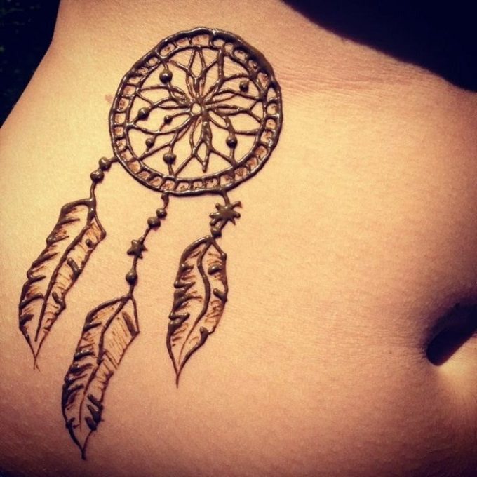 Henna design Dream catcher