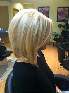 angled hairstyle with bangs