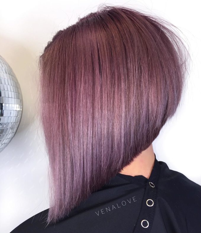 balayage ombre ashy haircut