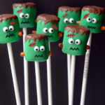 halloween frankenstein marshmallow pops recipe