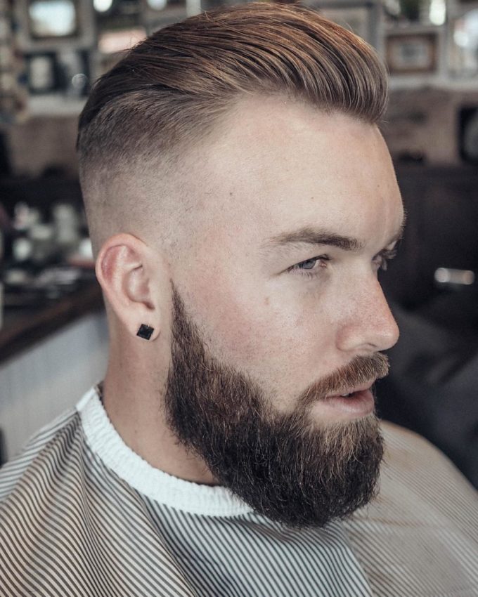 smoldered mens slicked back haircut style