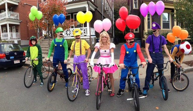 Go Mario Kart group halloween costume ideas
