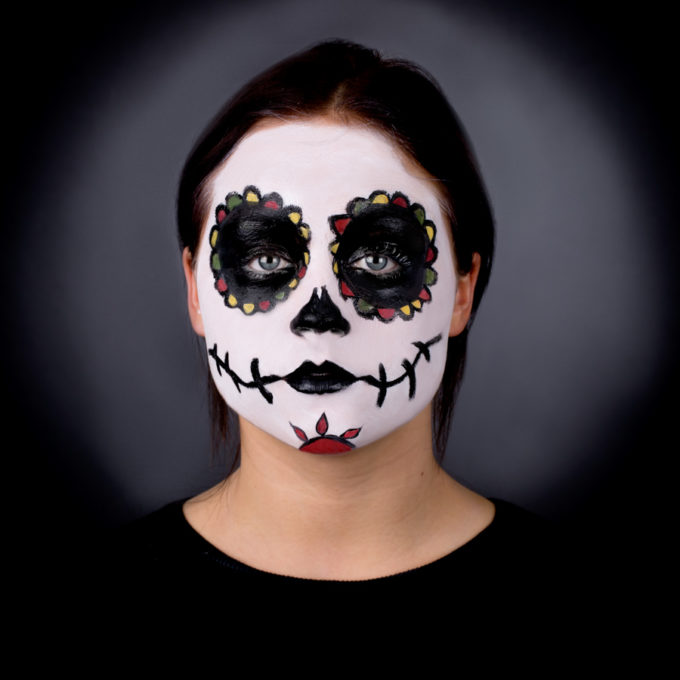 Pretty Sugar Skull Face paint