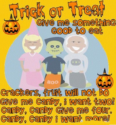 trick or treat give me something good to eat – EntertainmentMesh