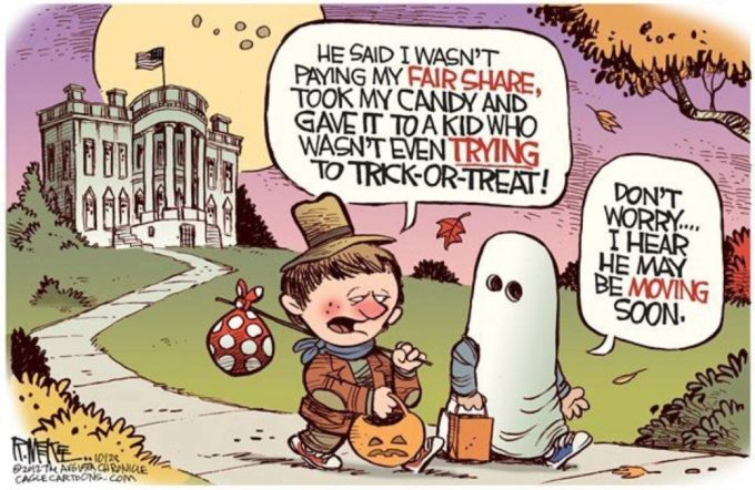 trying to trick or treat