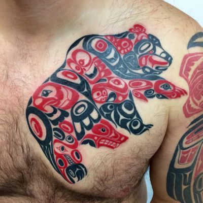 Haida Bear Tattoo