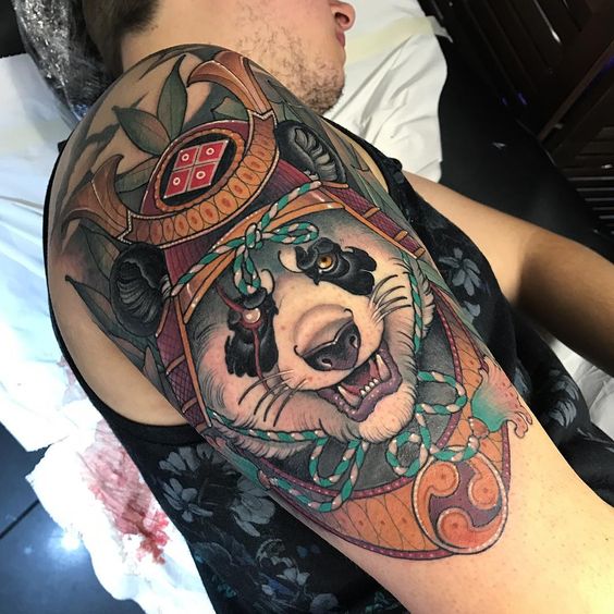 Japanese Bear Tattoo