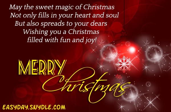 Merry Christmas Messages 2017
