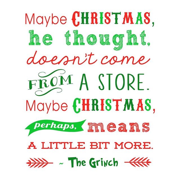The Grinch Christmas sayings