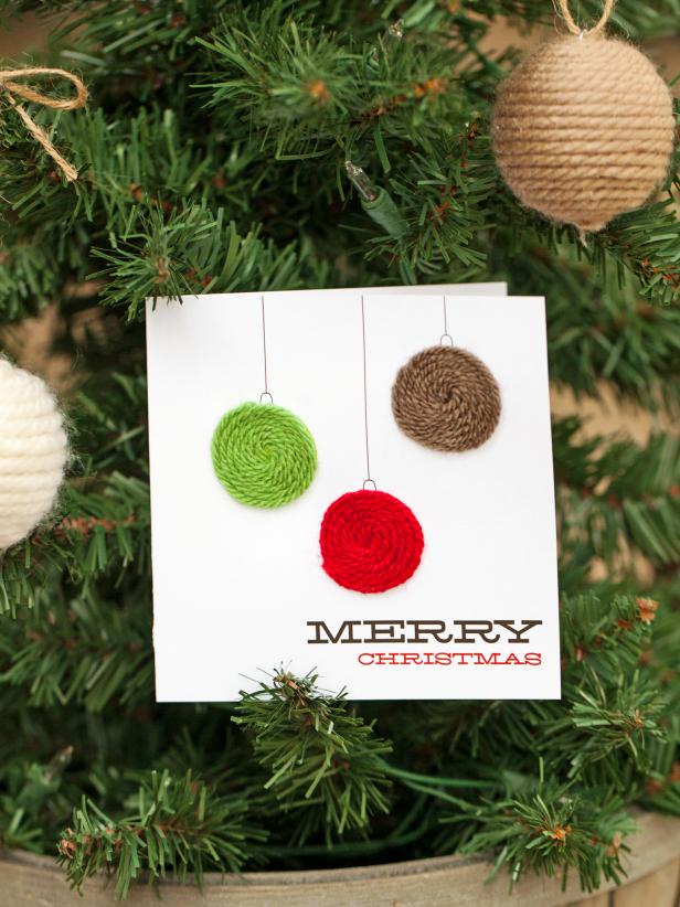 easy hand made Christmas card